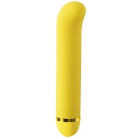 Желтый вибратор Fantasy Nessie - 18 см.